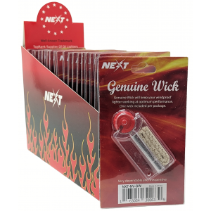 Next 7 Flints Genuine Windproof Lighter Wick - 20ct Display [TO-AC-GW-20]